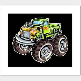 Big Foot Moster Truck Posters and Art